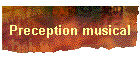 Preception musical